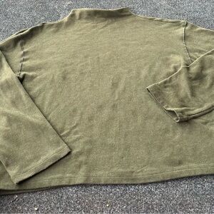 MELLODAY Forest Green Long Sleeve Top